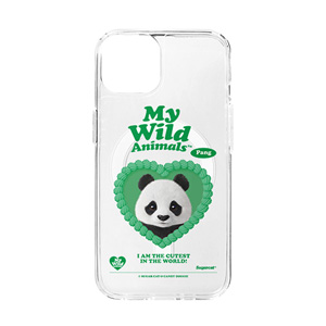 Pang the Giant Panda MyHeart Clear Gelhard Case (for MagSafe)