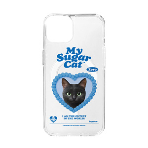Zoro the Black Cat MyHeart Clear Gelhard Case (for MagSafe)