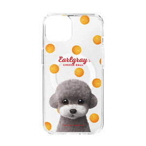Earlgray the Poodle&#039;s Cheese Ball Clear Gelhard Case (for MagSafe)