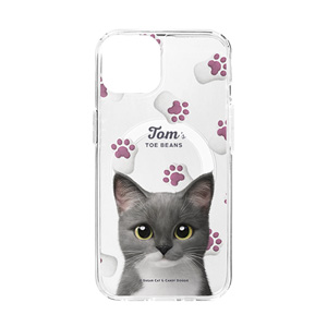 Tom’s Toe Beans Clear Gelhard Case (for MagSafe)