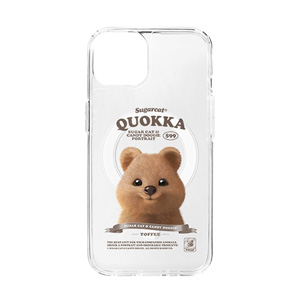 Toffee the Quokka New Retro Clear Gelhard Case (for MagSafe)