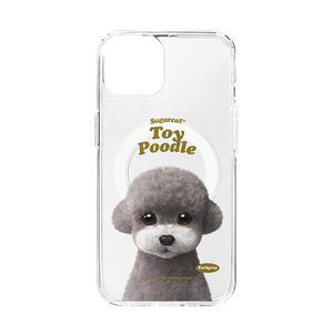 Earlgray the Poodle Type Clear Gelhard Case (for MagSafe)