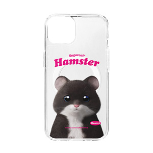 Hamlet the Hamster Type Clear Gelhard Case (for MagSafe)