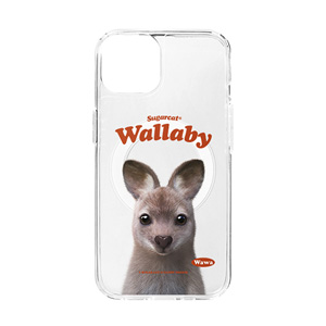 Wawa the Wallaby Type Clear Gelhard Case (for MagSafe)