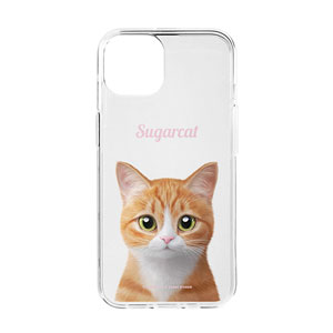 Hobak the Cheese Tabby Simple Clear Jelly Case