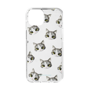 Gurumi Face Patterns Clear Jelly Case