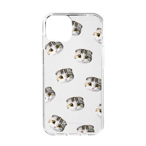 Yummy Face Patterns Clear Jelly Case