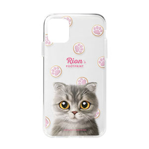 Rion’s Footprint Cookie Clear Jelly Case