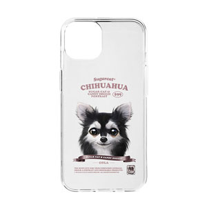 Cola the Chihuahua New Retro Clear Jelly/Gelhard Case