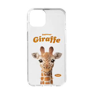 Capri the Giraffe Type Clear Jelly/Gelhard Case