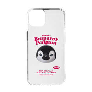 Peng Peng the Baby Penguin TypeFace Clear Jelly/Gelhard Case