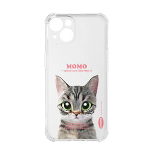 Momo the American shorthair cat Retro Shockproof Jelly/Gelhard Case