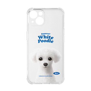 Siri the White Poodle Type Shockproof Jelly/Gelhard Case