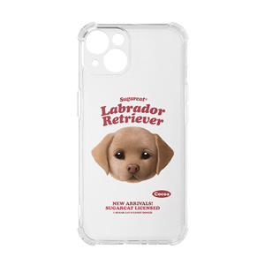 Cocoa the Labrador Retriever TypeFace Shockproof Jelly/Gelhard Case