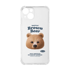 Brownie the Bear TypeFace Shockproof Jelly/Gelhard Case