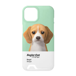 Bagel the Beagle Colorchip Under Card Hard Case