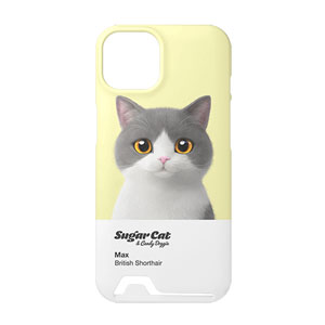 Max the British Shorthair Colorchip Under Card Hard Case