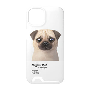 Puggie the Pug Dog Colorchip Under Card Hard Case