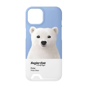 Polar the Polar Bear Colorchip Under Card Hard Case