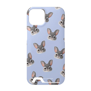 Chelsey the Rabbit Face Patterns Under Card Hard Case