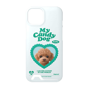 Ruffy the Poodle MyHeart Under Card Hard Case