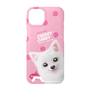Dubu the Spitz’s Cherry Candy New Patterns Under Card Hard Case