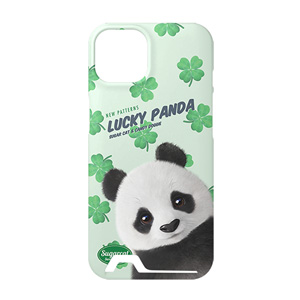 Panda’s Lucky Clover New Patterns Under Card Hard Case