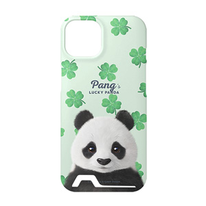 Panda’s Lucky Clover Under Card Hard Case