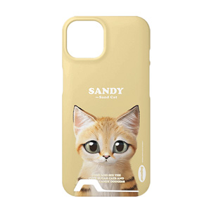 Sandy the Sand cat Retro Under Card Hard Case