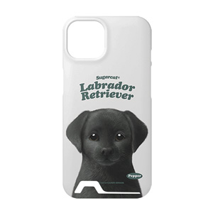 Pepper the Labrador Retriever Type Under Card Hard Case