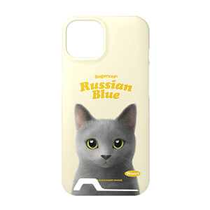 Woori the Russian Blue Type Under Card Hard Case