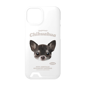 Leon the Chihuahua TypeFace Under Card Hard Case