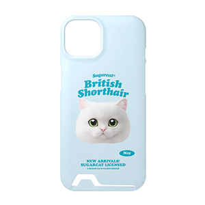 May the British Shorthair TypeFace Under Card Hard Case