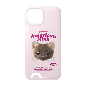 Minky the American Mink TypeFace Under Card Hard Case