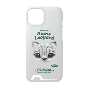 Yungki the Snow Leopard TypeFace Under Card Hard Case