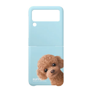 Ruffy the Poodle Peekaboo Hard Case for ZFLIP series