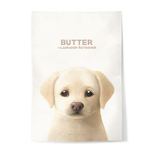 Butter the Labrador Retriever Fabric Poster