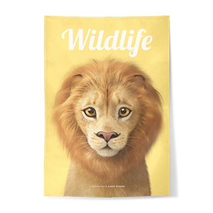 Lager the Lion Magazine Fabric Poster