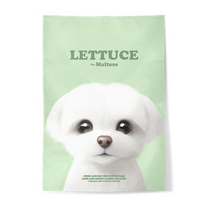 Lettuce the Meltese Retro Fabric Poster