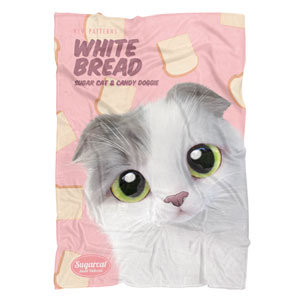 Duna’s White Bread New Patterns Fleece Blanket