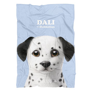 Dali the Dalmatian Retro Fleece Blanket