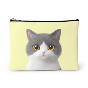 Max the British Shorthair Leather Pouch