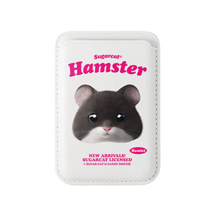 Hamlet the Hamster TypeFace Magsafe Card Wallet