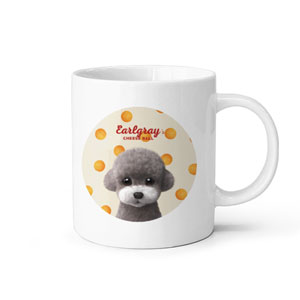 Earlgray the Poodle&#039;s Cheese Ball Mug