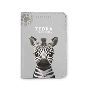 Zebra the Plains Zebra Passport Case