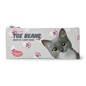 Tom’s Toe Beans New Patterns Leather Flat Pencilcase