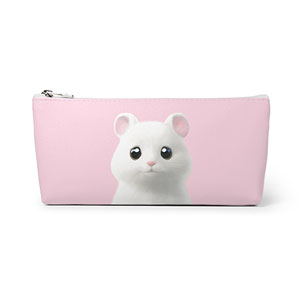 Seolgi the Hamster Leather Triangle Pencilcase