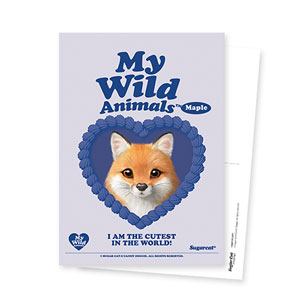 Maple the Red Fox MyHeart Postcard
