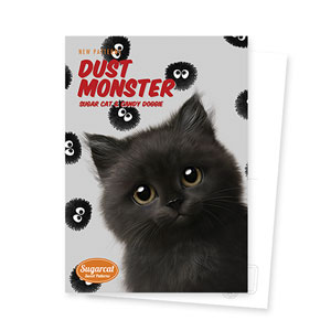 Reo the Kitten&#039;s Dust Monster New Patterns Postcard