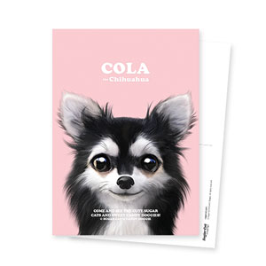 Cola the Chihuahua Retro Postcard